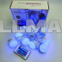 Подсветка Led для зеркала с пультом 10 ламп RGB